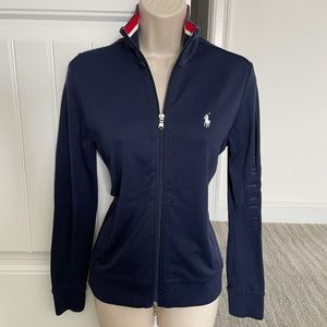 Ralph Lauren Golf Navy Full Zip Jacket - Small